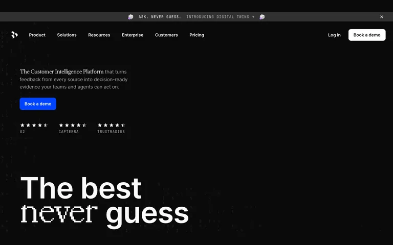 Actual Dovetail official homepage screenshot captured October 7, 2026